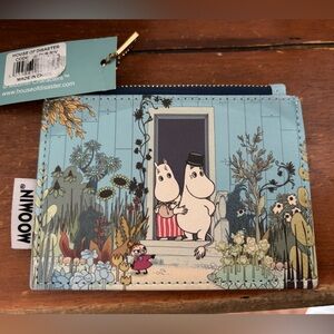 Moomin Blue Floral Wallet